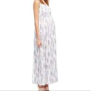 Motherhood multi dot maternity maxi size large